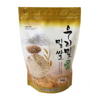 [우리밀애] 국산 도정안한 생밀(새싹용) 1kg