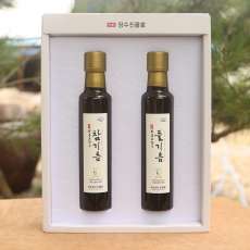 [회룡포장수진품] 장수참기름선물세트 (참기름250ml+들기름250ml)