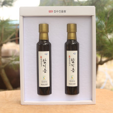 [회룡포장수진품] 장수참기름선물세트 (참기름250ml+참기름250ml)