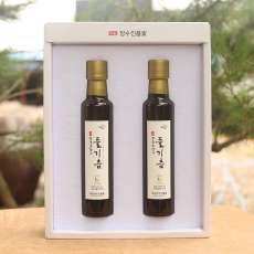 [회룡포장수진품] 장수참기름선물세트 (들기름250ml+들기름250ml)