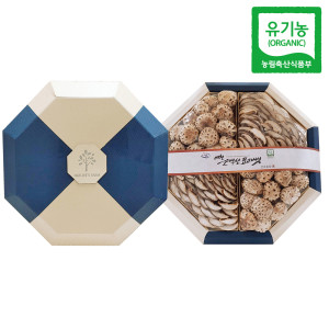 [갓속농장](유기농인증)표고버섯 선물세트(백화고400g, 슬라이스230g)