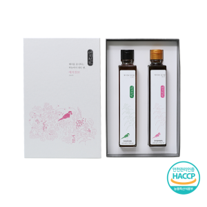 [지보농협] 예천참기름 선물세트 11호 (참기름 200ml, 들기름 200ml)