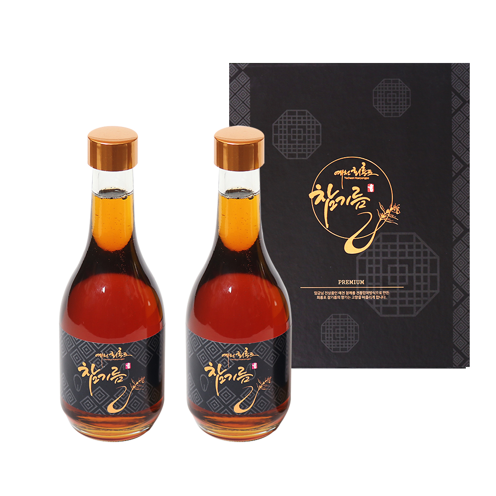 [예천회룡포참기름] 참기름 들기름 선물세트 300ml