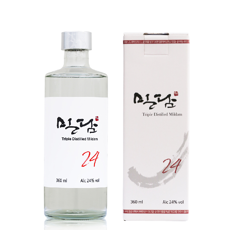 [단수수 증류주] 밀담 24% 360ml